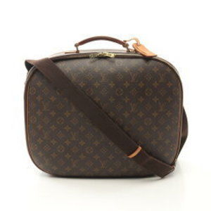Louis Vuitton Packall Boston Bag Leather Monogram Brown